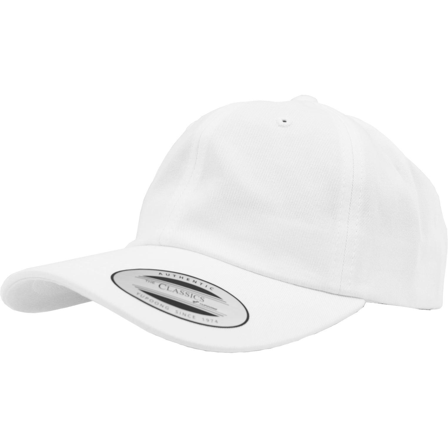Low Profile Cotton Twill - White - Headz Up 