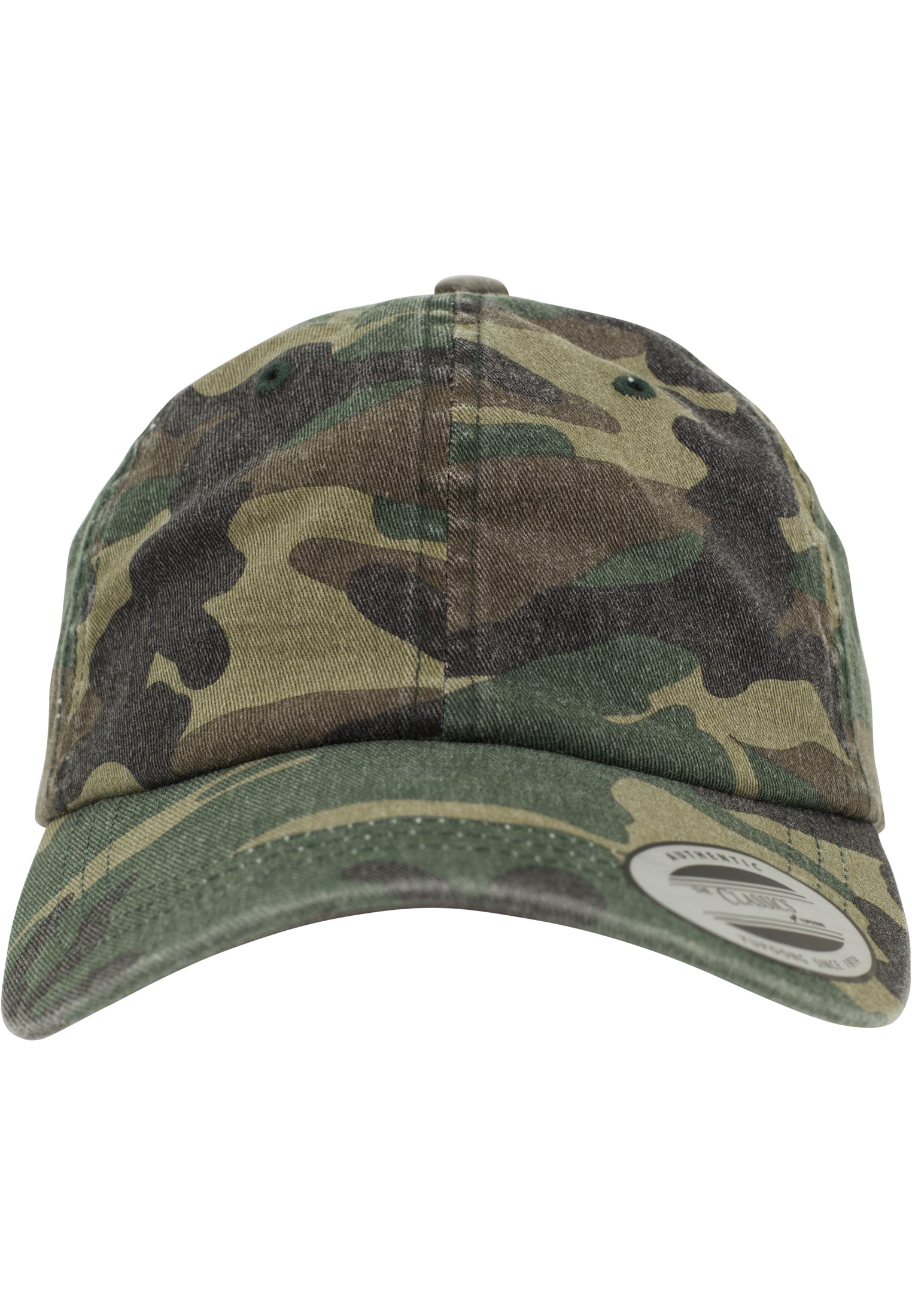 Low Profile Camo Washed Cap - Headz Up 