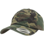 Low Profile Camo Washed Cap - Headz Up 