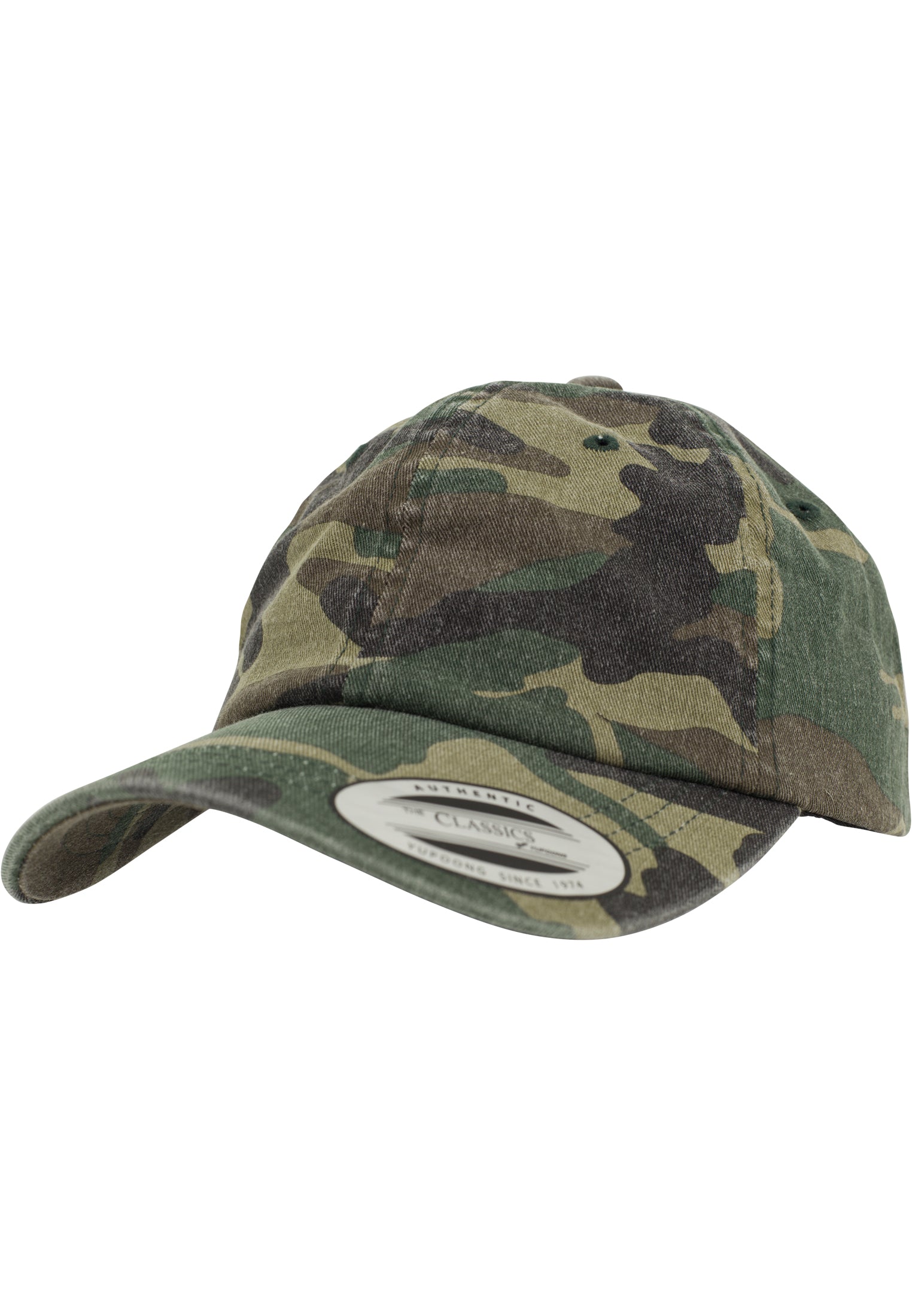 Low Profile Camo Washed Cap - Headz Up 