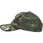 Low Profile Camo Washed Cap - Headz Up 