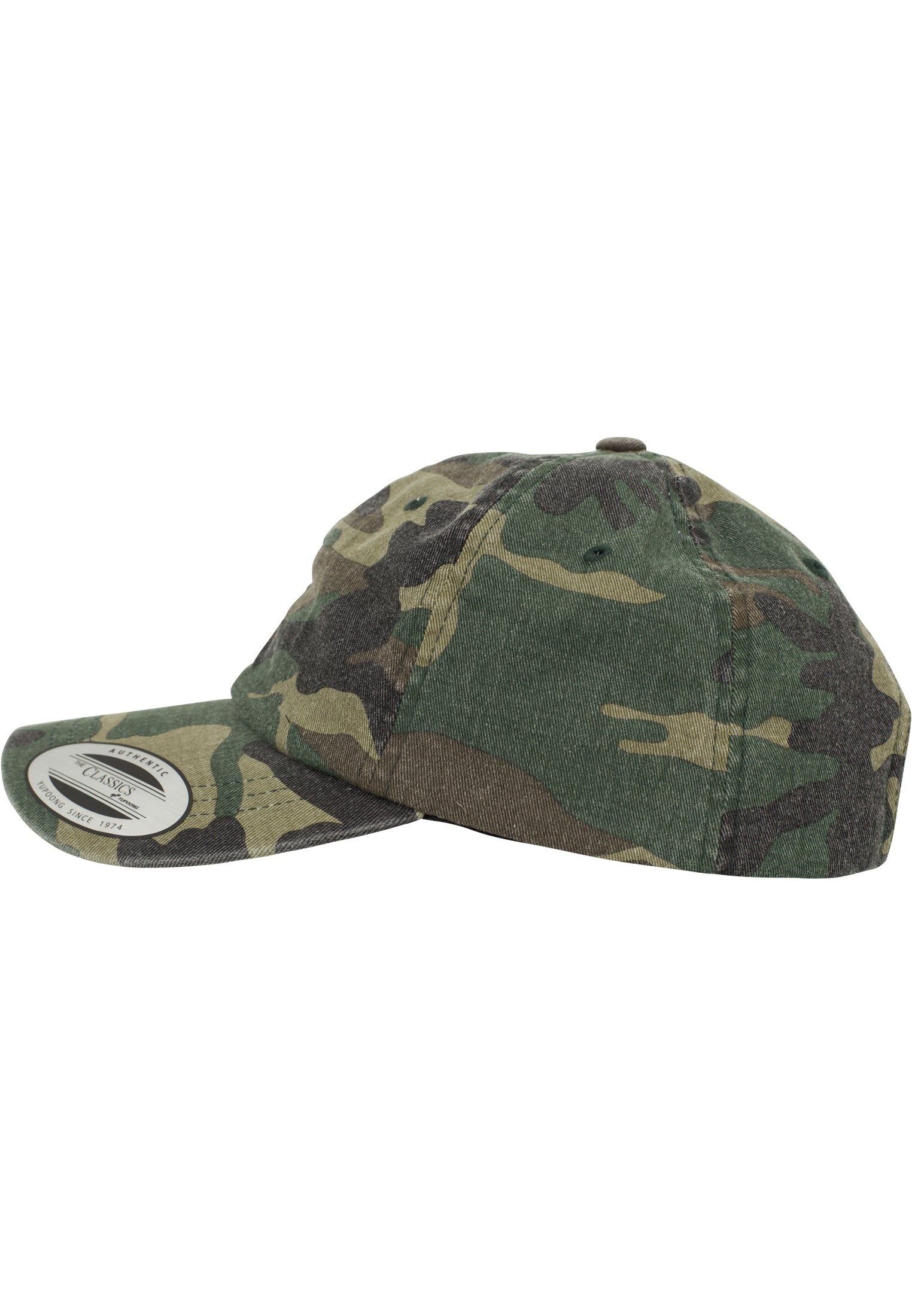 Low Profile Camo Washed Cap - Headz Up 