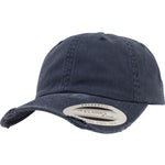 Low Profile Destroyed Cap - Navy - Headz Up 