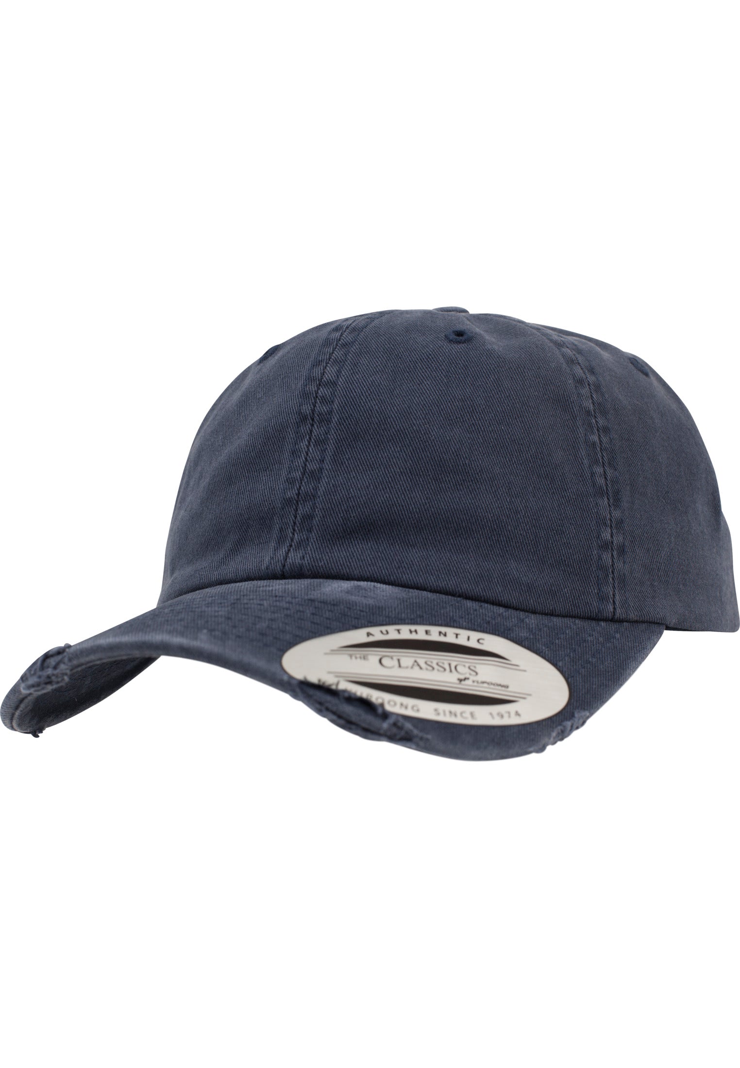 Low Profile Destroyed Cap - Navy - Headz Up 