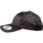 Low Profile Satin Cap - Black - Headz Up 