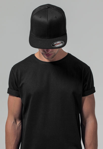 Flexfit Flat Visor (fitted) - Black - Headz Up 