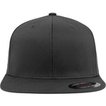 Flexfit Flat Visor (Fitted) - Dark Grey - Headz Up 