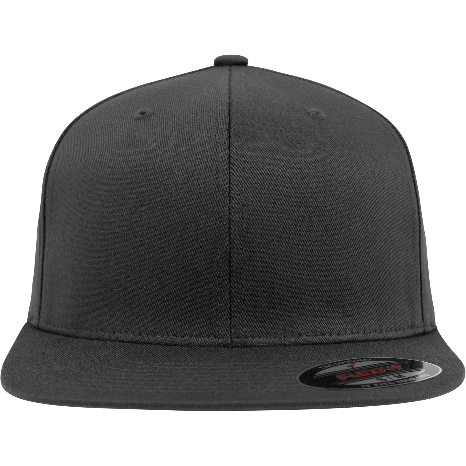 Flexfit Flat Visor (Fitted) - Dark Grey - Headz Up 