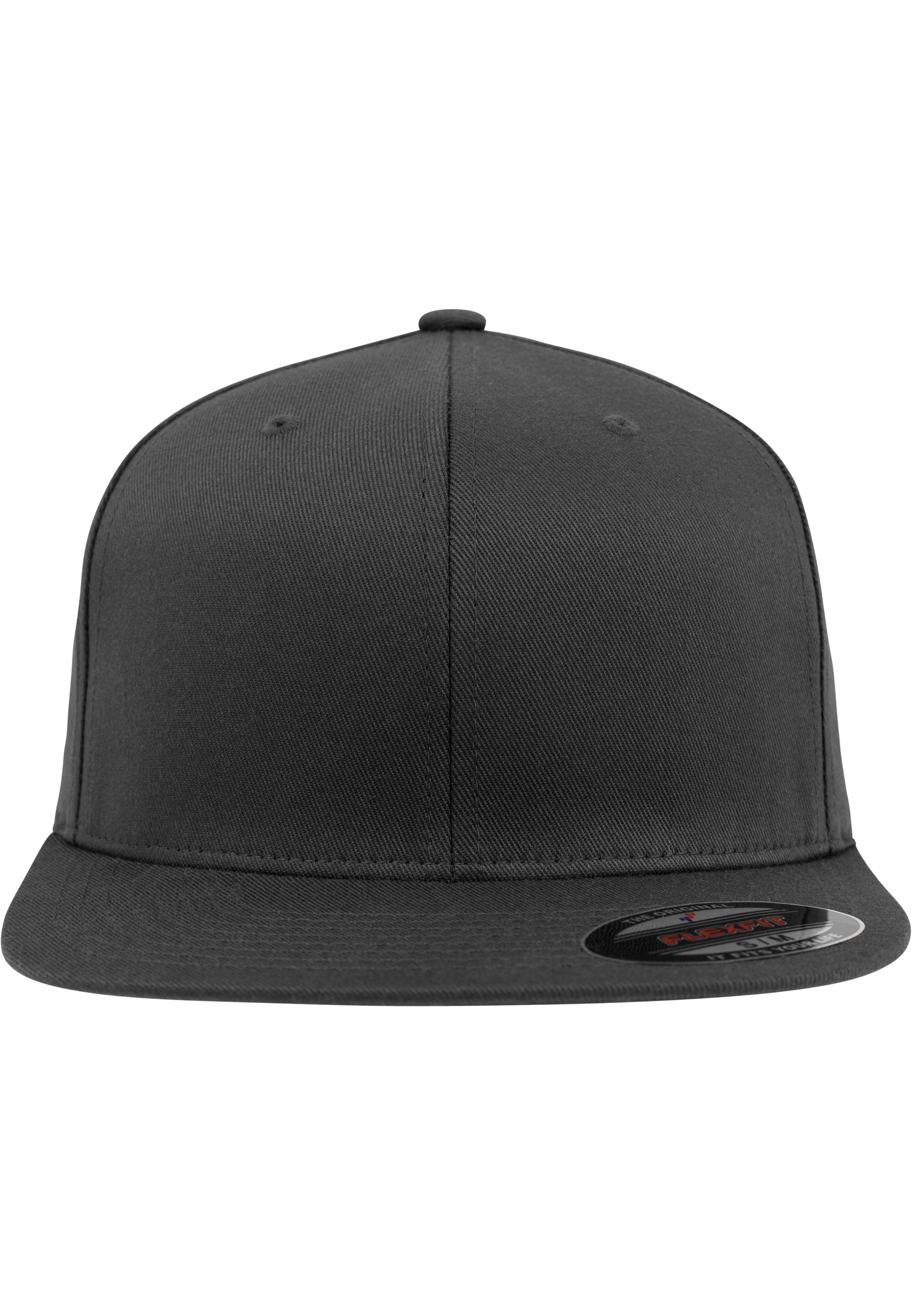 Flexfit Flat Visor (Fitted) - Dark Grey - Headz Up 