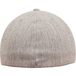 Flexfit Flat Visor (Fitted) - Heather Grey - Headz Up 