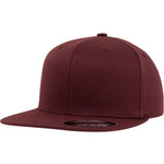 Flexfit Flat Visor (Fitted) - Maroon - Headz Up 