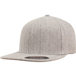 Flexfit Flat Visor (Fitted) - Heather Grey - Headz Up 