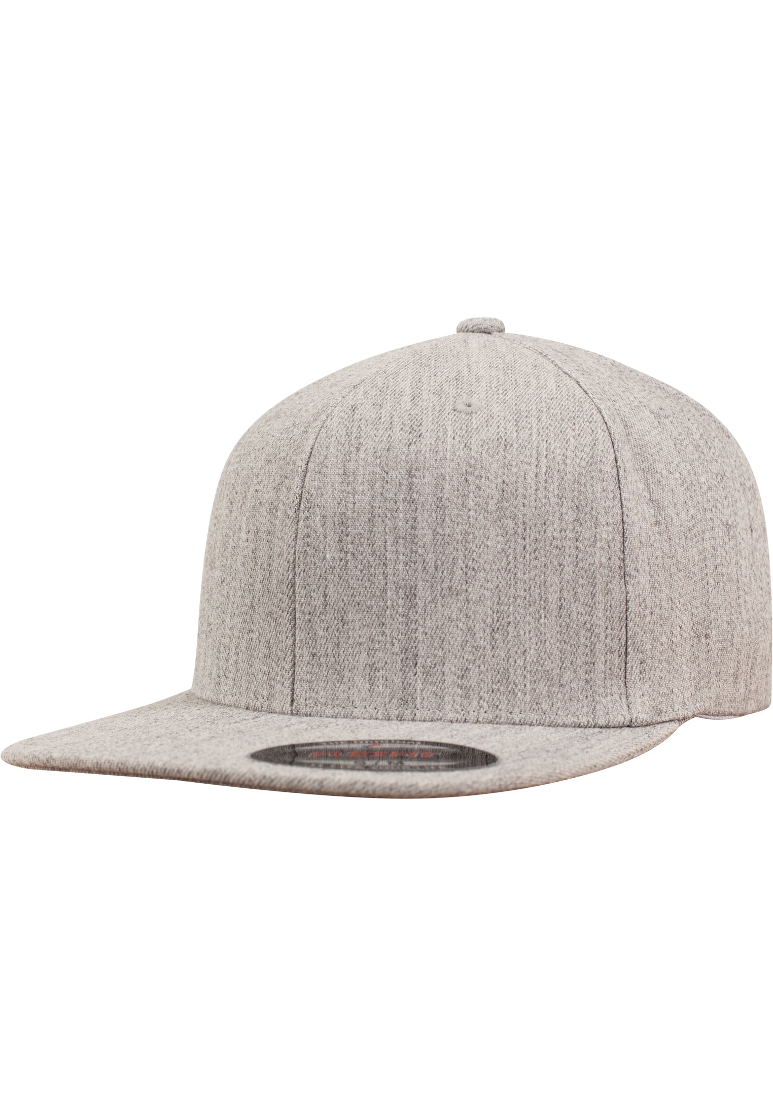 Flexfit Flat Visor (Fitted) - Heather Grey - Headz Up 