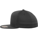 Flexfit Flat Visor (Fitted) - Dark Grey - Headz Up 