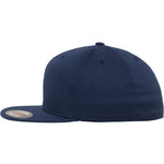 Flexfit Flat Visor (Fitted) - Navy - Headz Up 