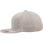 Flexfit Flat Visor (Fitted) - Heather Grey - Headz Up 