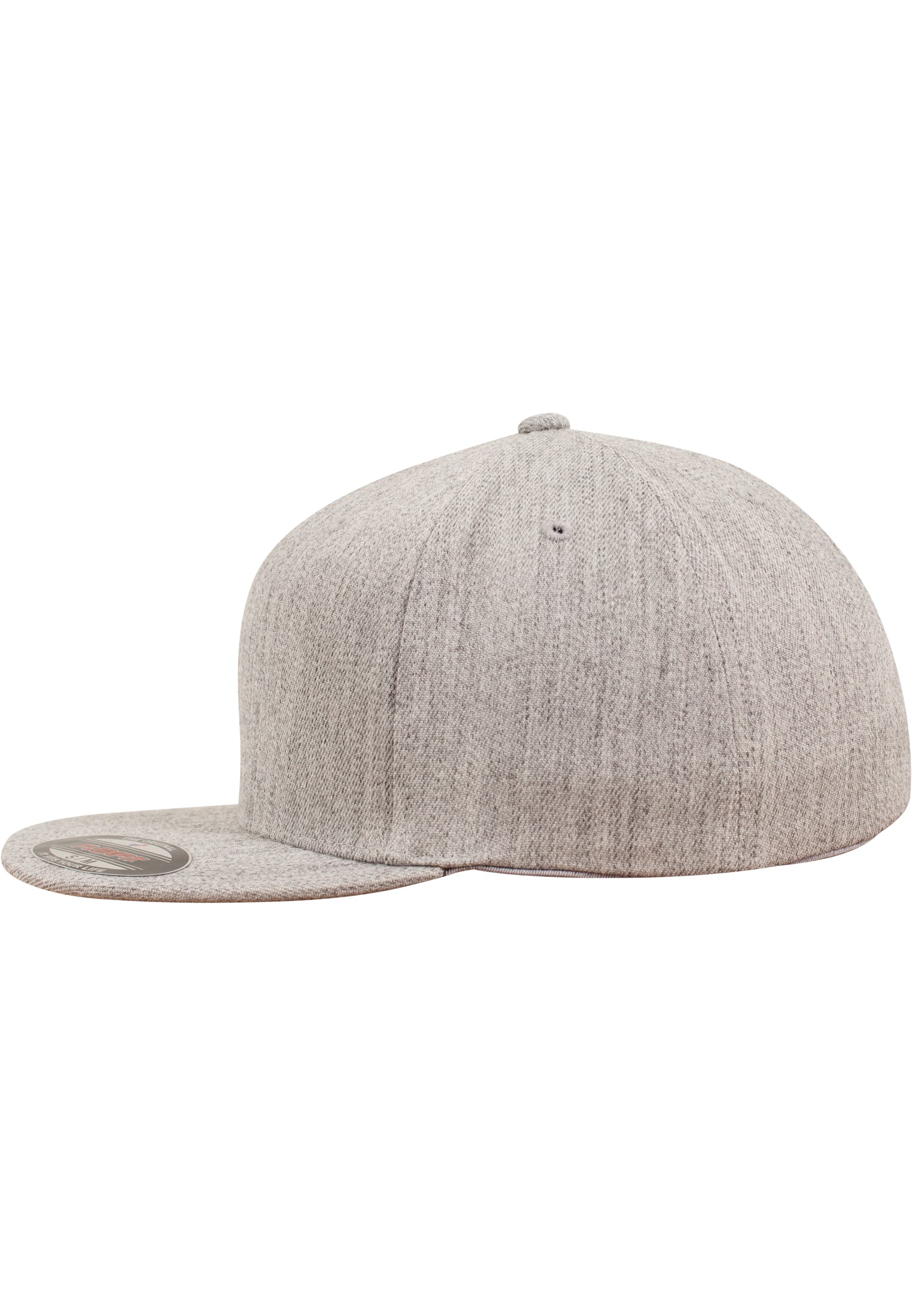 Flexfit Flat Visor (Fitted) - Heather Grey - Headz Up 
