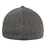 Flexfit Cap - Heringbone Melange - Black/Heather Grey - Headz Up 