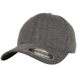 Flexfit Cap - Heringbone Melange - Black/Heather Grey - Headz Up 