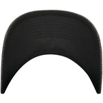 Flexfit Cap - Heringbone Melange - Black/Heather Grey - Headz Up 