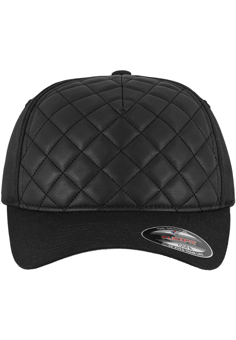 Flexfit Cap - Diamond Quilted Black - Headz Up 