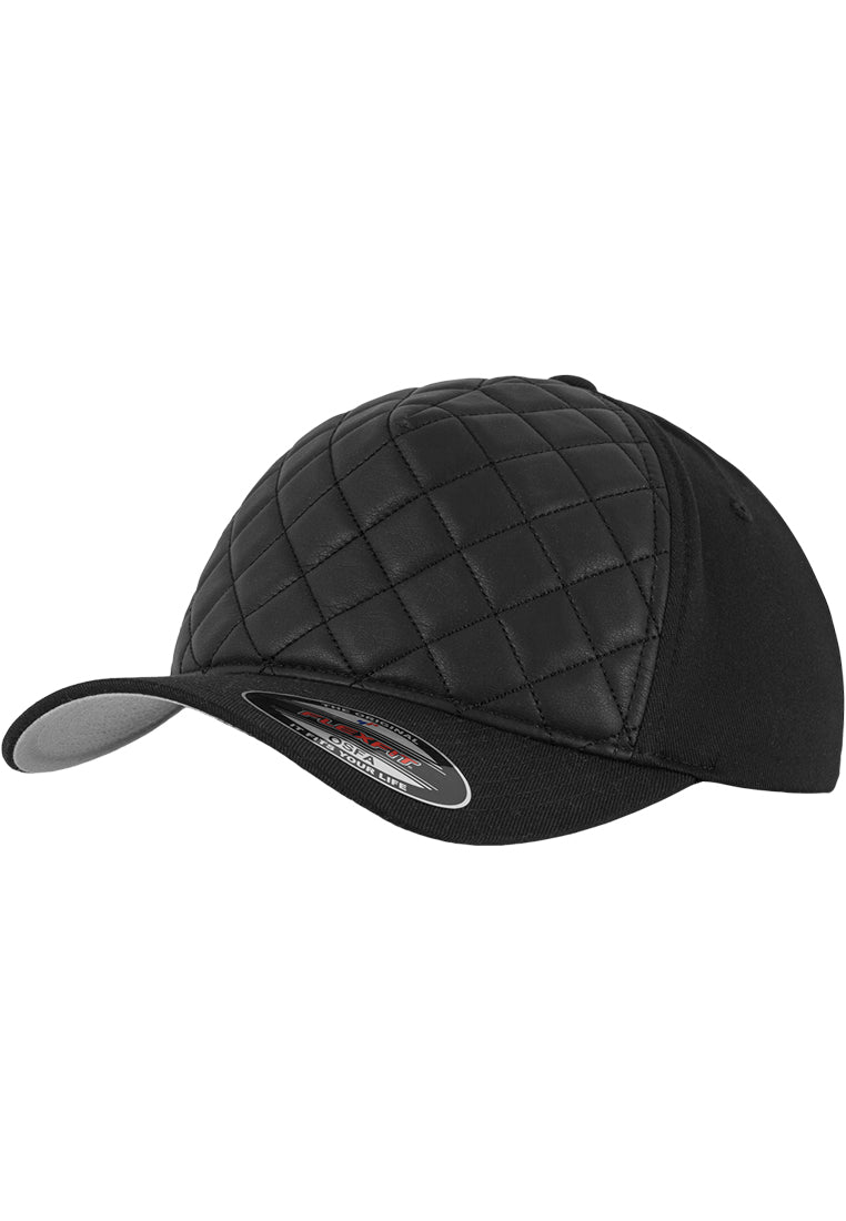 Flexfit Cap - Diamond Quilted Black - Headz Up 