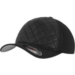 Flexfit Cap - Diamond Quilted Black - Headz Up 