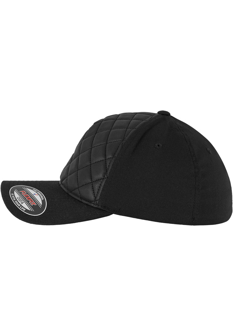Flexfit Cap - Diamond Quilted Black - Headz Up 