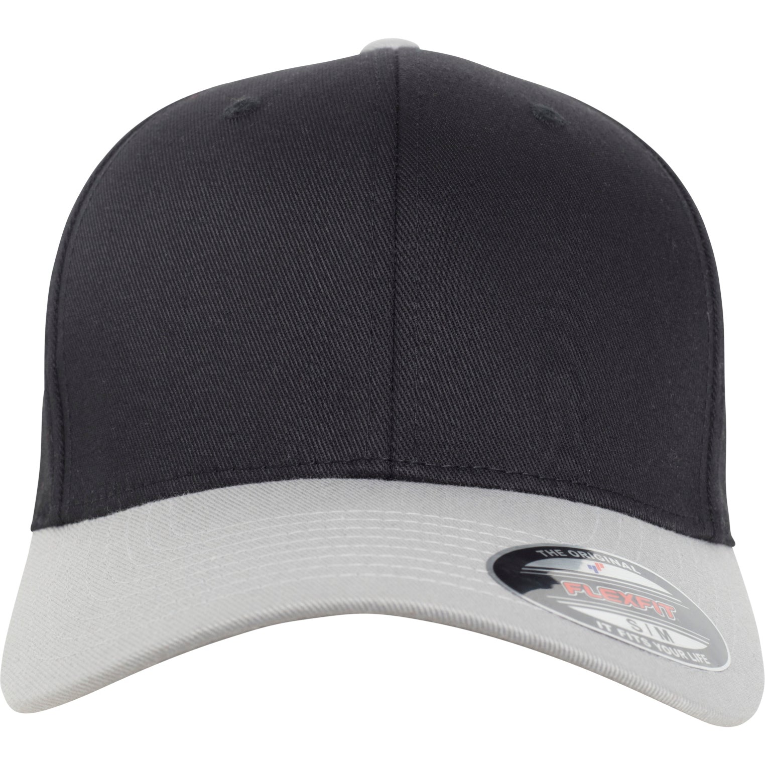 Flexfit Cap Two Tone - Black/Silver - Headz Up 