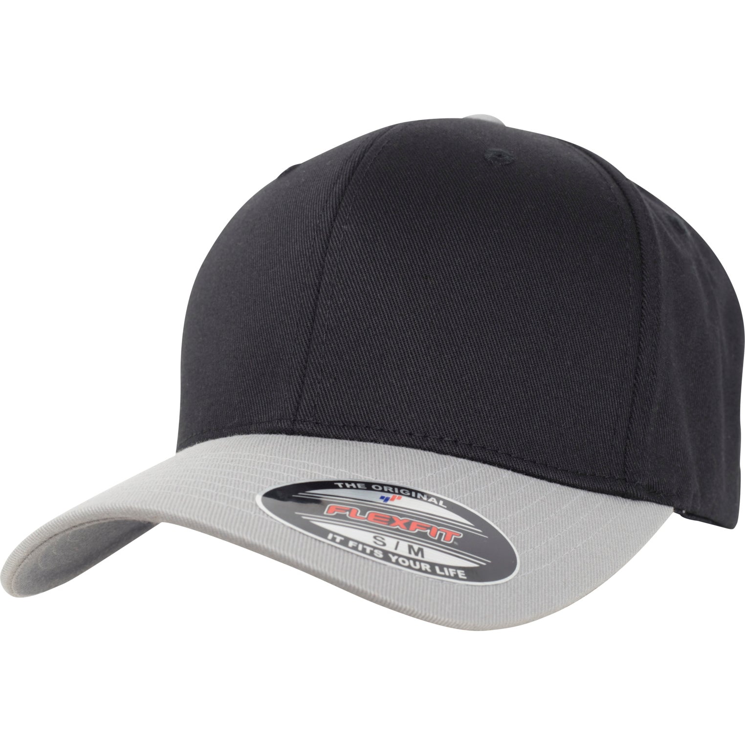Flexfit Cap Two Tone - Black/Silver - Headz Up 