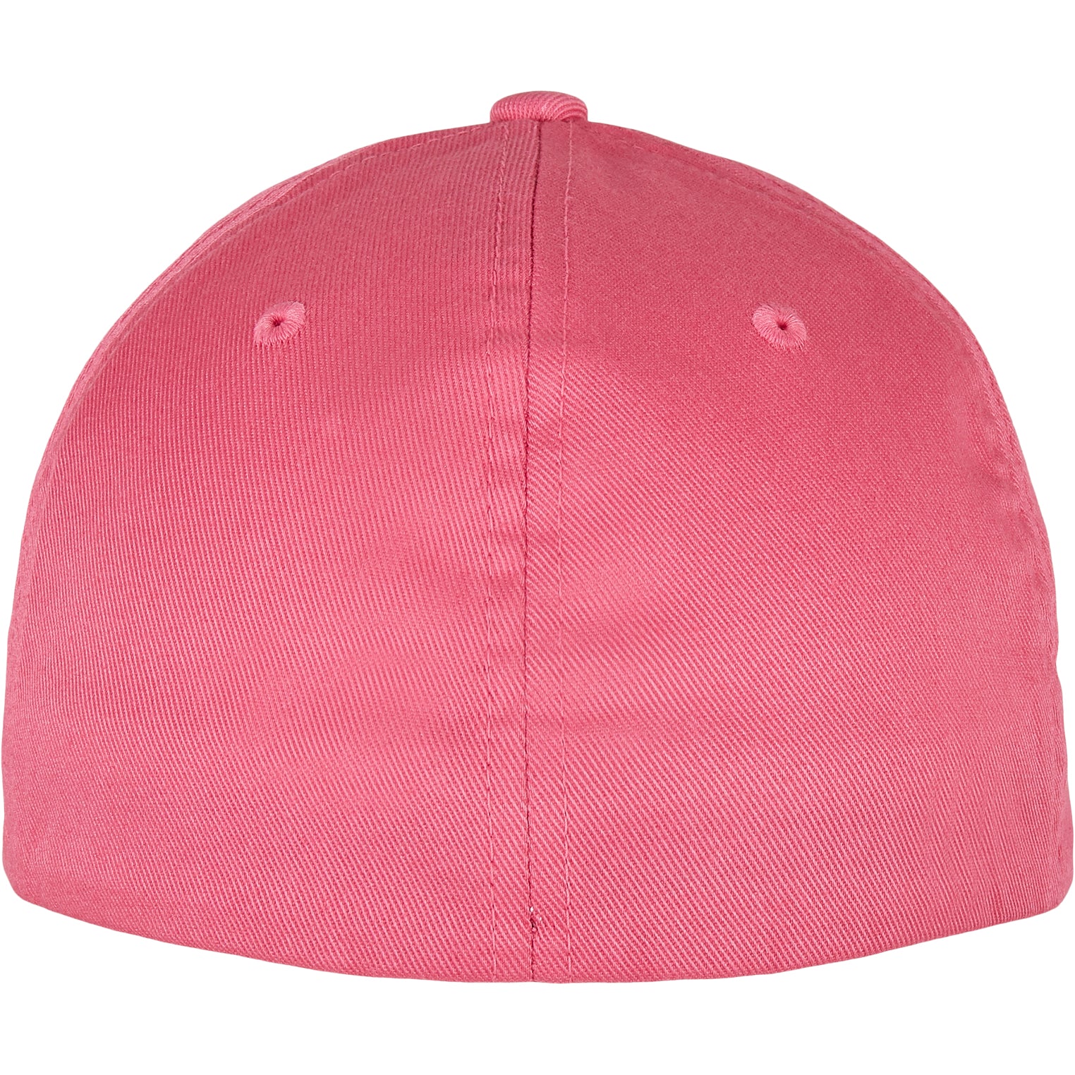 Flexfit cap i mørk pink med justerbar rem, afslappet stil og komfortabel pasform.