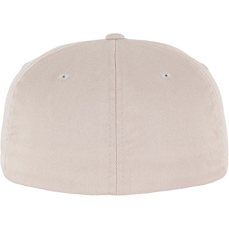 Flexfit Stone cap foran, blød bomuldskappe med justerbart spænde, sporty og moderne design.