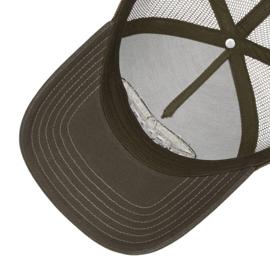 Aviation Trucker Cap - Khaki/Brown - Headz Up 