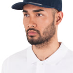 Brushed Cotton Twill Mid-Profile - Navy - Headz Up 