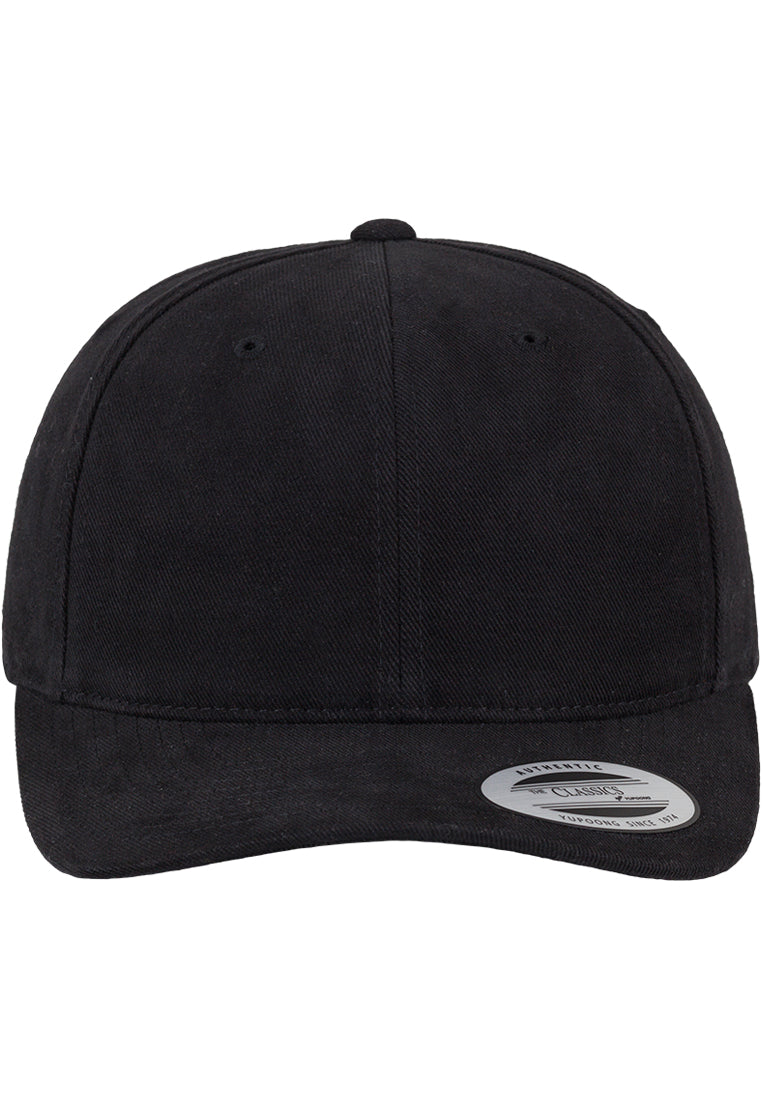 Brushed Cotton Twill Mid-Profile - Black - Headz Up 