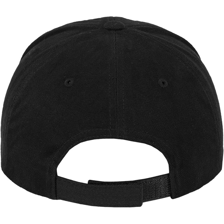 Brushed Cotton Twill Mid-Profile - Black - Headz Up 