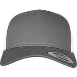 5-Panel Retro Trucker 2-Tone Cap - Charcoal/White - Headz Up 