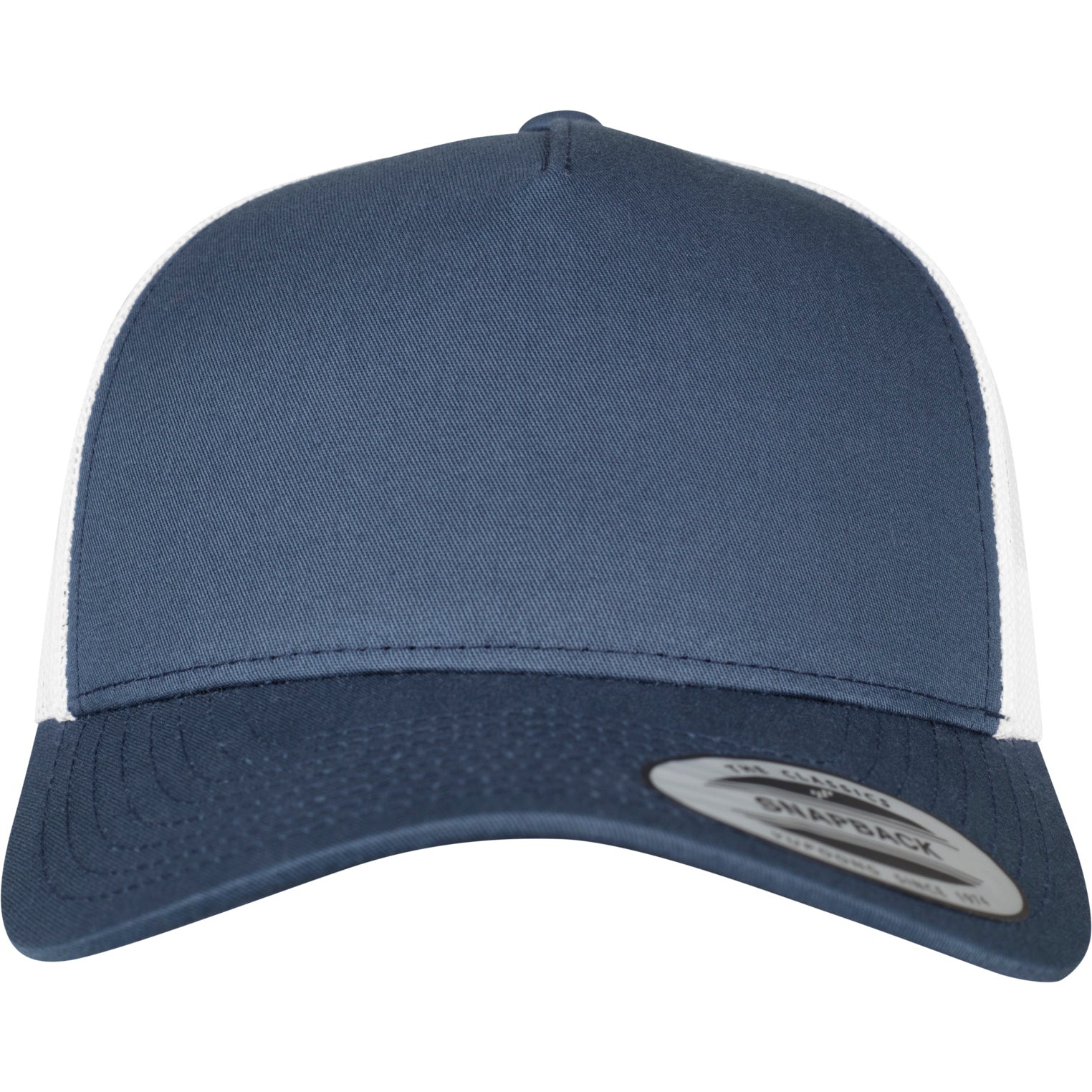 5-Panel Retro Trucker 2-Tone Cap - Navy/White - Headz Up 
