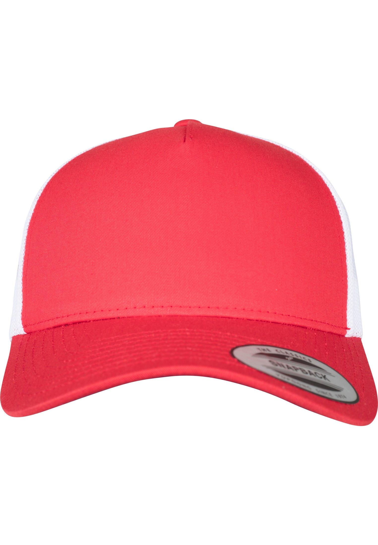 5-Panel Retro Trucker 2-Tone Cap - Red/White - Headz Up 