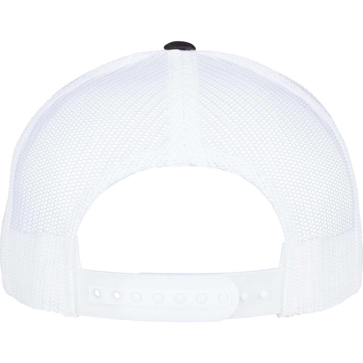 5-Panel Retro Trucker 2-Tone Cap - Black/White - Headz Up 