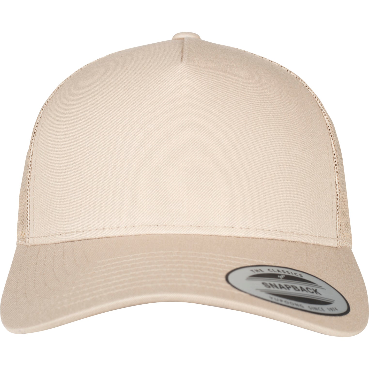 5-Panel Retro Trucker Cap - Khaki - Headz Up 