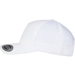 5-Panel Retro Trucker Cap - White - Headz Up 