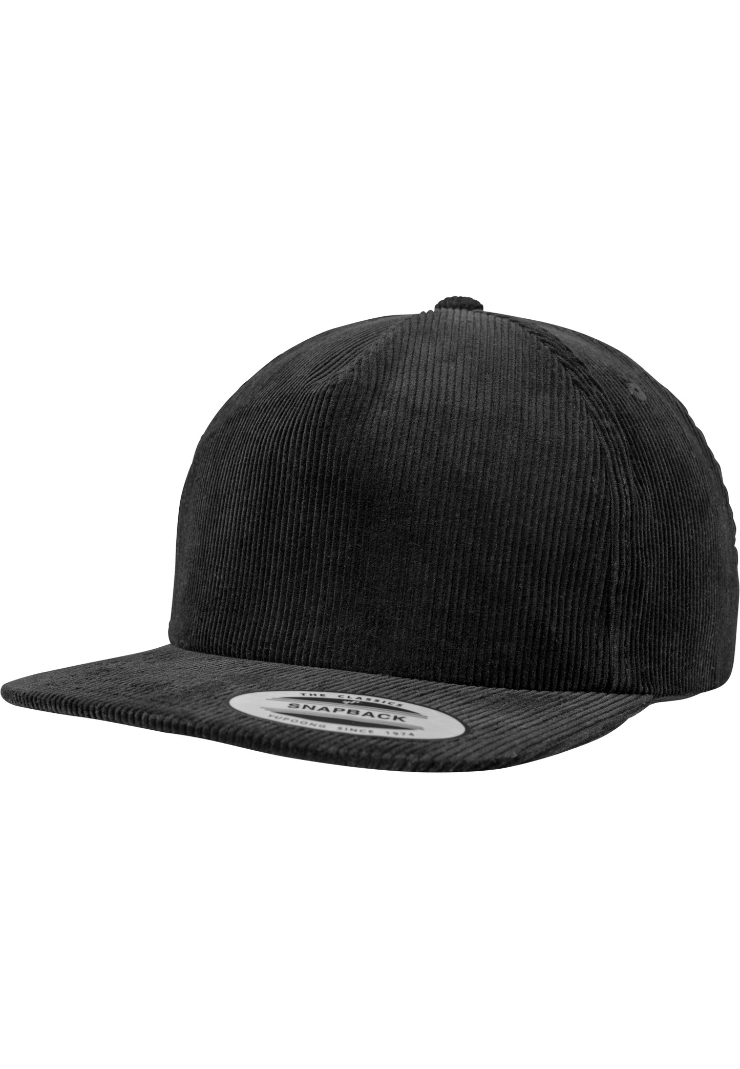 Premium Corduroy Snapback - Black - Headz Up 