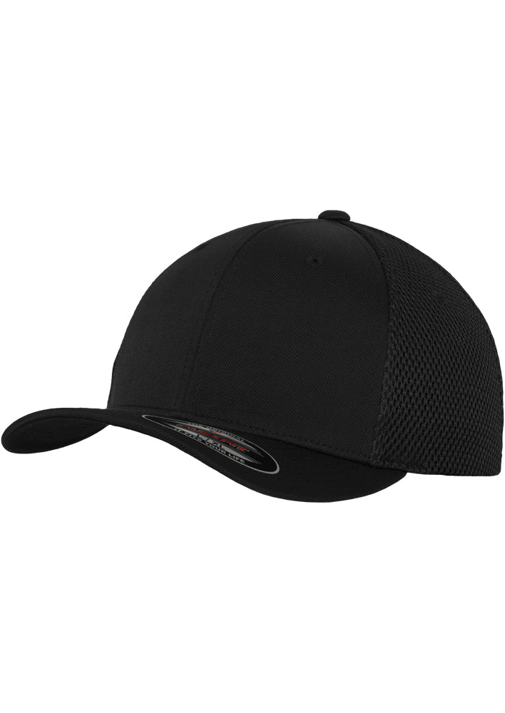 Flexfit Tactel Mesh - Black - Headz Up 