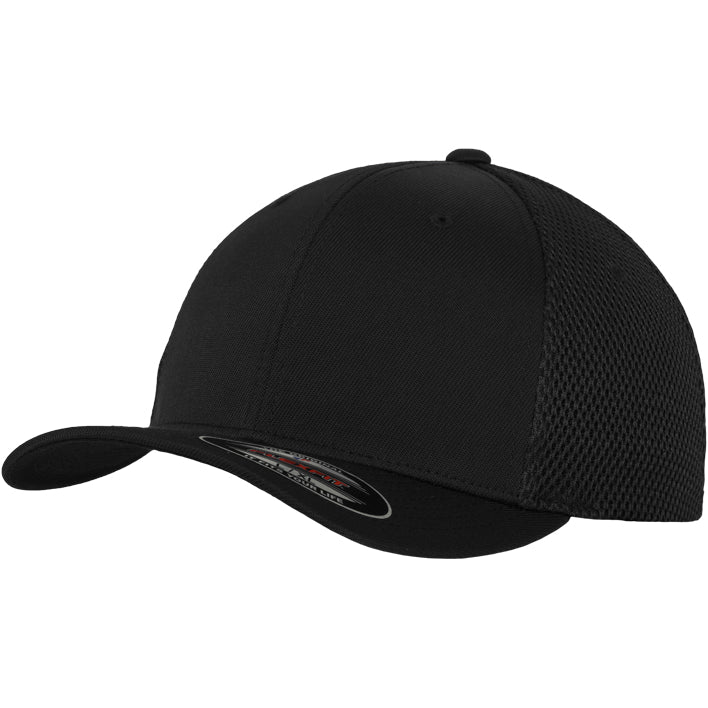 Flexfit Tactel Mesh - Black - Headz Up 