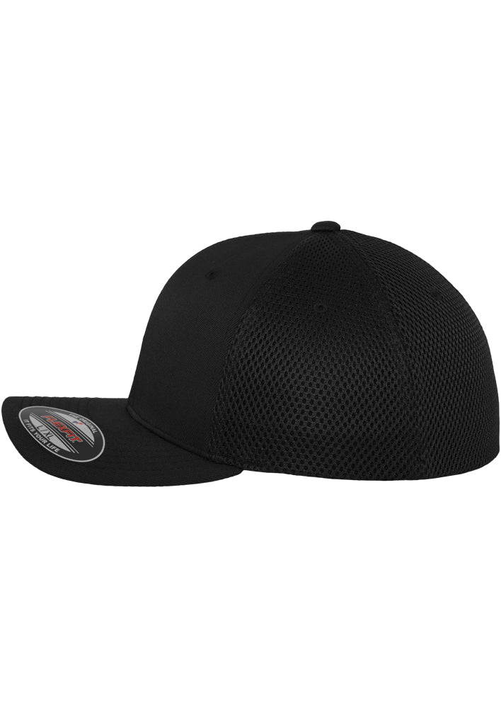 Flexfit Tactel Mesh - Black - Headz Up 