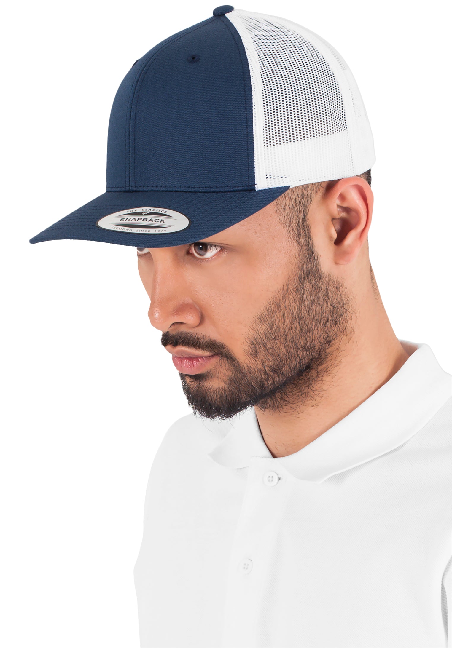 Retro Trucker 2-Tone - Navy/White - Headz Up 