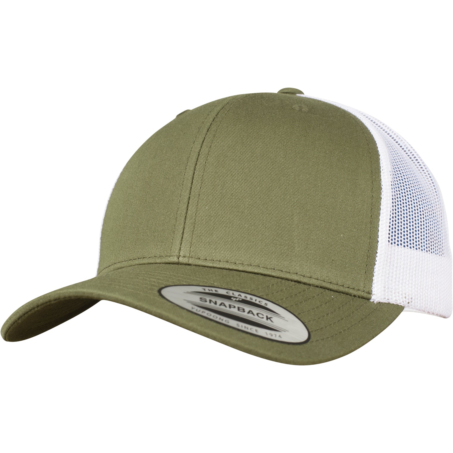 Retro Trucker 2-Tone - Olive/White - Headz Up 