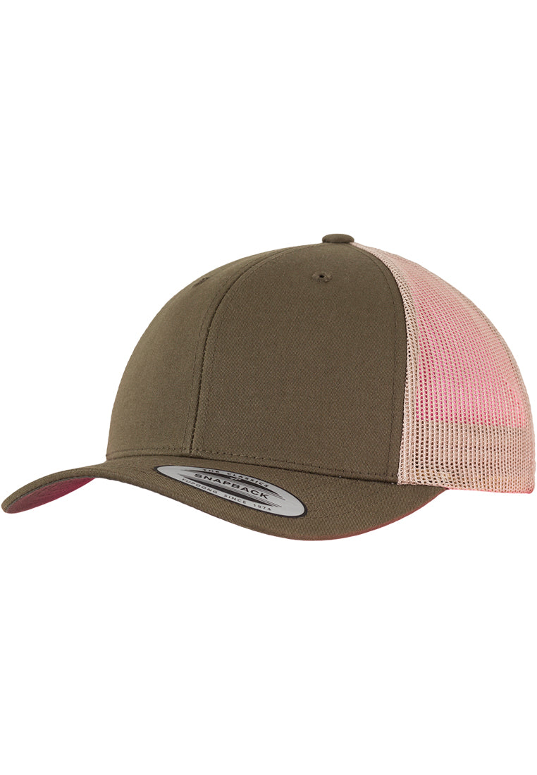 Retro Trucker 2-Tone - Moss Green/Khaki - Headz Up 