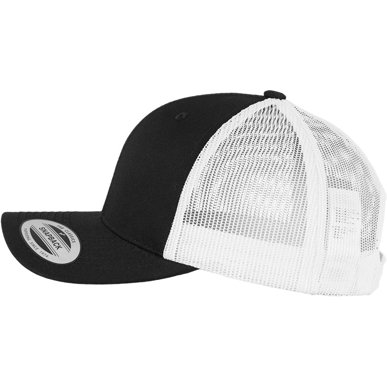 Retro Trucker 2-Tone - Black/White - Headz Up 